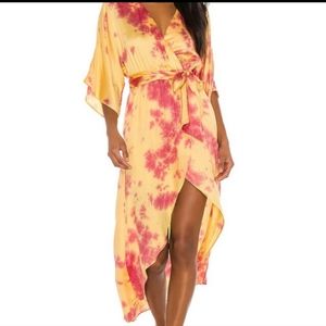 Revolve Privacy Please Savanna tie dye dress in sunset size XS